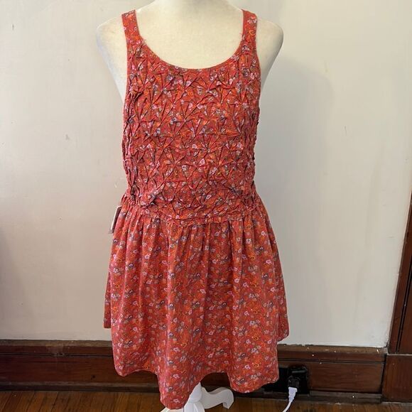 Free People petunia poppy apron mini dress Size XS New - Picture 1 of 14